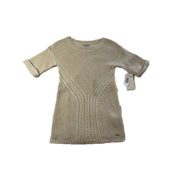 Calvin Klein Jeans Tunic Sweater NWT Small Ivory Classic - Picture 2 of 10